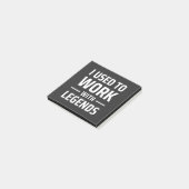 Ik werkte vroeger met Legends Post-it® Notes (Schuin)