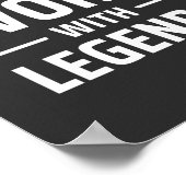 Ik werkte vroeger met Legends Poster (Hoek)