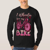 Ik Wheelie Love My Bike T-shirt (Voorkant)