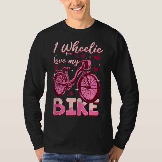 Ik Wheelie Love My Bike T-shirt (Voorkant)