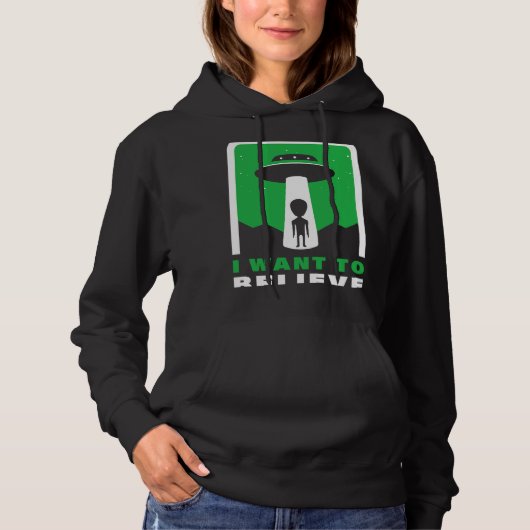 Ik wil 1 geloven hoodie (Voorkant)