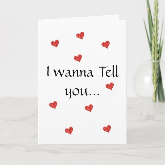 Ik wil aan feestdagen kaart (Voorkant)