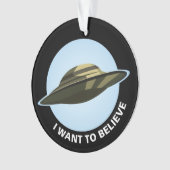 Ik wil acrylversiering geloven ornament (voorkant)