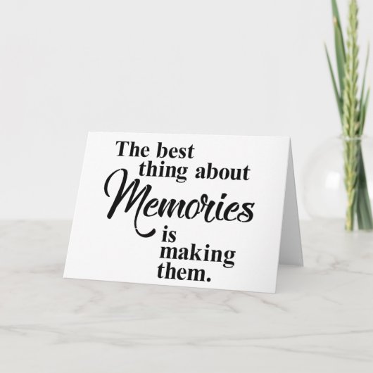 IK WIL "AL" MIJN HERINNERINGEN MAKEN MET ** JIJ ** KAART (Voorkant)