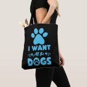 Ik wil alle honden tote bag (Dichtbij)