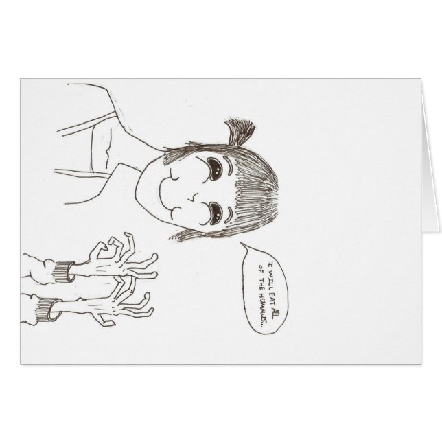 Ik wil alle Hummus eten (Voorkant Horizontaal)