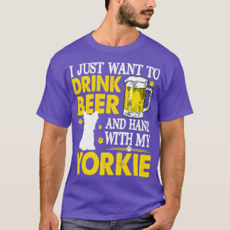 Ik wil alleen Beer Drinken hangen met mijn T T-shirt