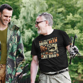 Ik wil alleen Beer en Jerk Drinken. Tri-Blend Shirt