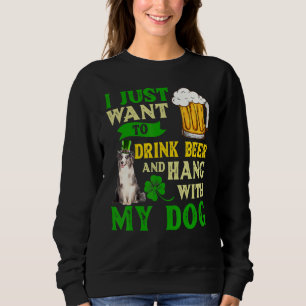 Ik wil alleen bier Drinken en met mijn blauw blijv Trui