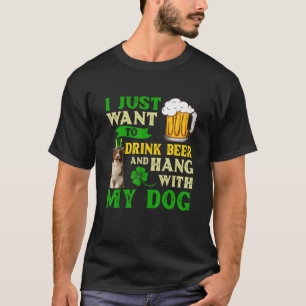 Ik wil alleen bier Drinken en met mijn grens hange T-shirt