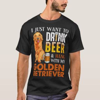 Ik wil alleen bier Drinken en met mijn gulden hang T-shirt
