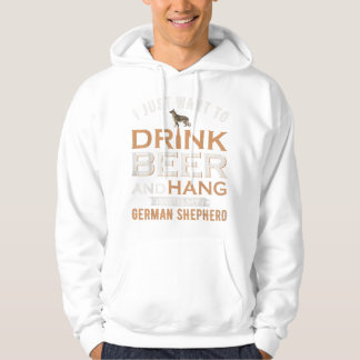 Ik wil alleen bier Drinken en met mijn hoofd hange Hoodie