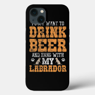 Ik wil alleen bier Drinken en met mijn labo hangen Case-Mate iPhone Case