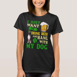 Ik wil alleen bier Drinken en met mijn ratter hang T-shirt