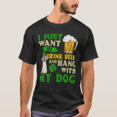 Ik wil alleen bier Drinken en met mijn sjiitische  T-shirt (Voorkant)