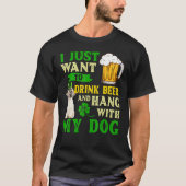 Ik wil alleen bier Drinken en met mijn sjiitische  T-shirt (Voorkant)