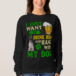 Ik wil alleen Bier Drinken en mijn Jack Russell op Trui