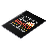Ik wil alleen boeken lezen en mijn Chihuahua innem Notitieboek (Linkerzijde)