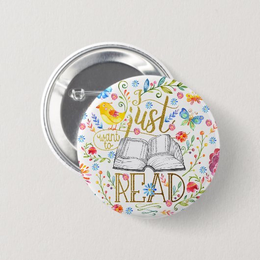 Ik wil alleen de witte knop lezen ronde button 5,7 cm (Voorkant /achterkant)