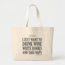 Ik wil alleen... grote tote bag