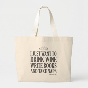 Ik wil alleen... grote tote bag