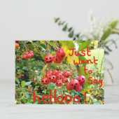 Ik wil alleen Helloo zeggen. Kaart (Staand voorkant)