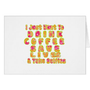 Ik wil alleen koffie Drinken met levens en T