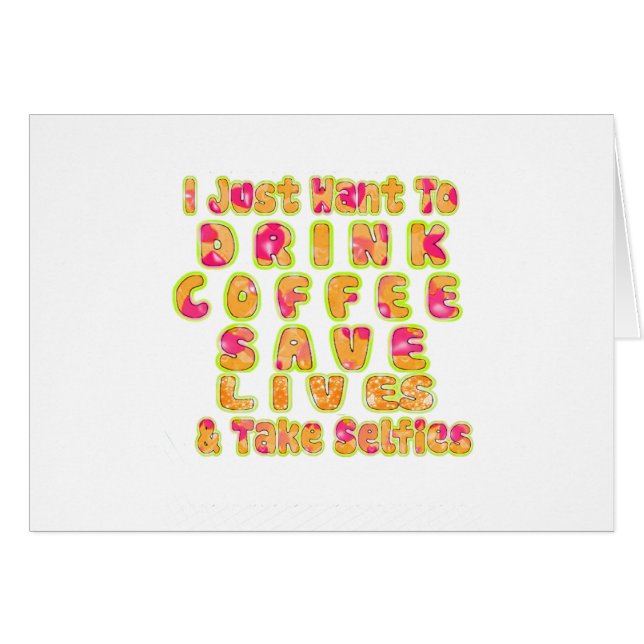 Ik wil alleen koffie Drinken met levens en T (Voorkant Horizontaal)