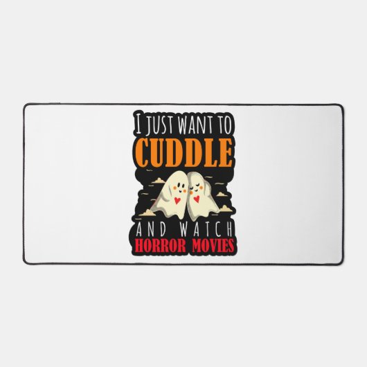Ik wil alleen maar afschuiven en horrorfilms bekij bureaumat (Voorkant)