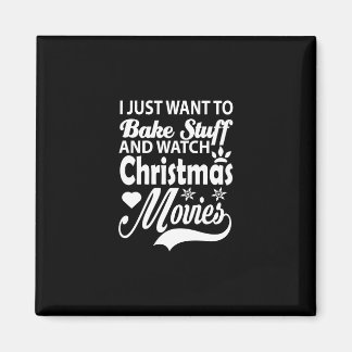 ik wil alleen maar dingen bakken en naar kerst mov magneet