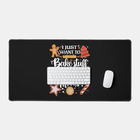 Ik wil alleen maar dingetjes bakken en kerstfilms  bureaumat (Keyboard & Muis)