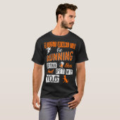 Ik wil alleen maar Drink bijen en mijn hond hirt T-shirt (Voorkant volledig)