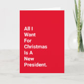 Ik wil alleen maar een nieuw President. Kaart (Voorkant)