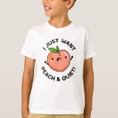 Ik wil alleen maar een pieper en een stille grappi t-shirt (Voorkant)