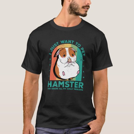Ik wil alleen maar hamster pakken en mijn volwasse t-shirt (Voorkant)