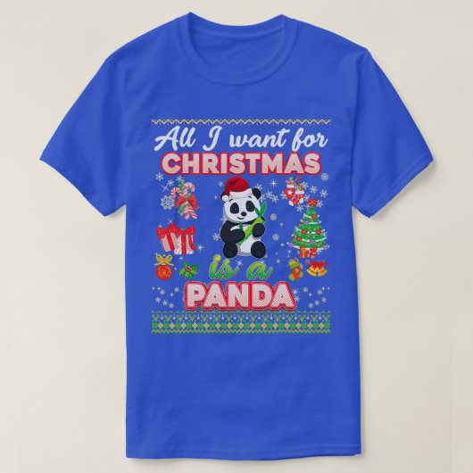 Ik wil alleen maar kerstmis hebben... t-shirt (Design voorkant)
