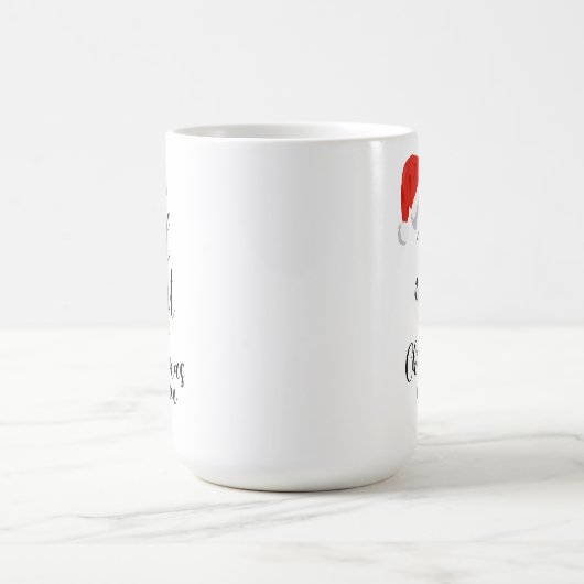 Ik wil alleen maar kerstmis met Mok... je mok. Koffiemok (Center)