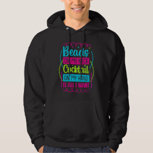 Ik wil alleen maar kralen op mijn nekstaart. hoodie