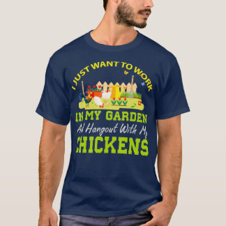 Ik wil alleen maar met m'n kippenkuiken. t-shirt