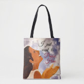 Ik wil alleen maar mijn Canvas tas opvrolijken (Voorkant)