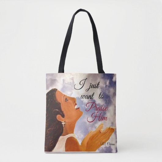 Ik wil alleen maar mijn Canvas tas opvrolijken (Voorkant)