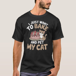 Ik wil alleen maar mijn kat pakken t-shirt