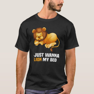 Ik wil alleen maar m'n bed slapen. t-shirt
