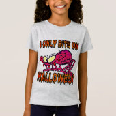 Ik wil alleen maar op Halloween slaan T-shirt (Voorkant)