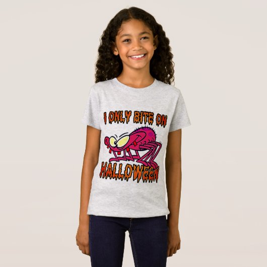Ik wil alleen maar op Halloween slaan T-shirt (Voorkant volledig)
