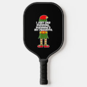 Ik wil alleen maar rondrennen met kerst Elf. Pickleball Paddle (Voorkant)