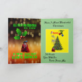 Ik wil alleen maar voor Kerstmis. Kaart (Binnen)