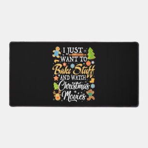 Ik wil alleen maar wat eten en kerstmis kijken bureaumat