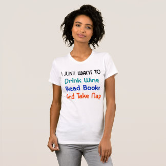 Ik wil alleen maar wijn Drinken T-shirt