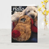 ** IK WIL ALLEEN MAAR ZEGGEN DAT IK VAN JE HOU** KAART (Gele Bloem)